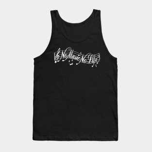 Staff notation Tank Top